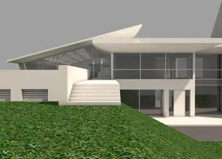Fermă transformată în locuință, cu piscină – Essonne, Franța – Arhitectura